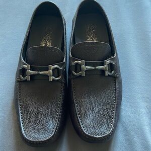 Men’s Brown Ferragamo Loafer Slip On Sz 10.5